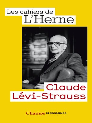 cover image of Claude Lévi-Strauss